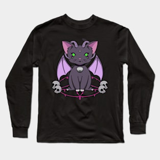 Summoning of the Kawaii Cat Demon Long Sleeve T-Shirt